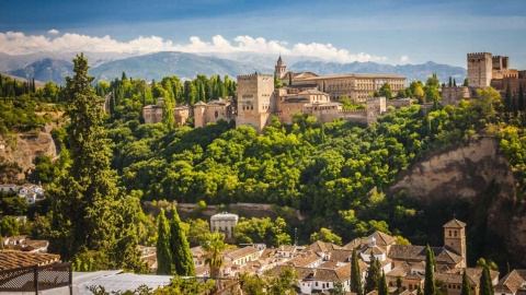 Blick auf die Alhambra