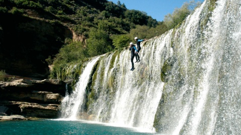 Cascata naturale a Bierge