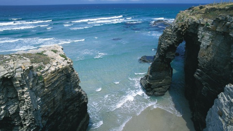 Spiaggia delle Catedrales. Ribadeo, Lugo