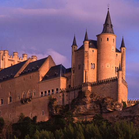 Vista do Alcázar de Segóvia