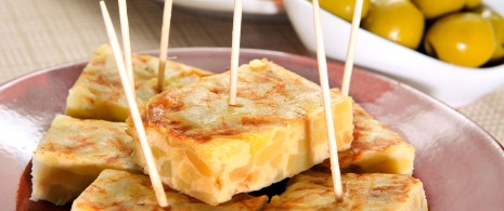 Pinchos de tortilla española