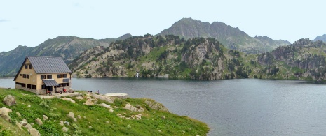 Schutzhütte am Talkessel von Colomers