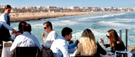 Terrasse des Restaurants Panorama, Valencia