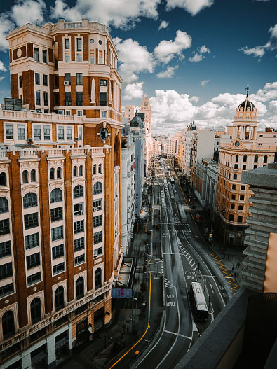 Gran Vía in Madrid