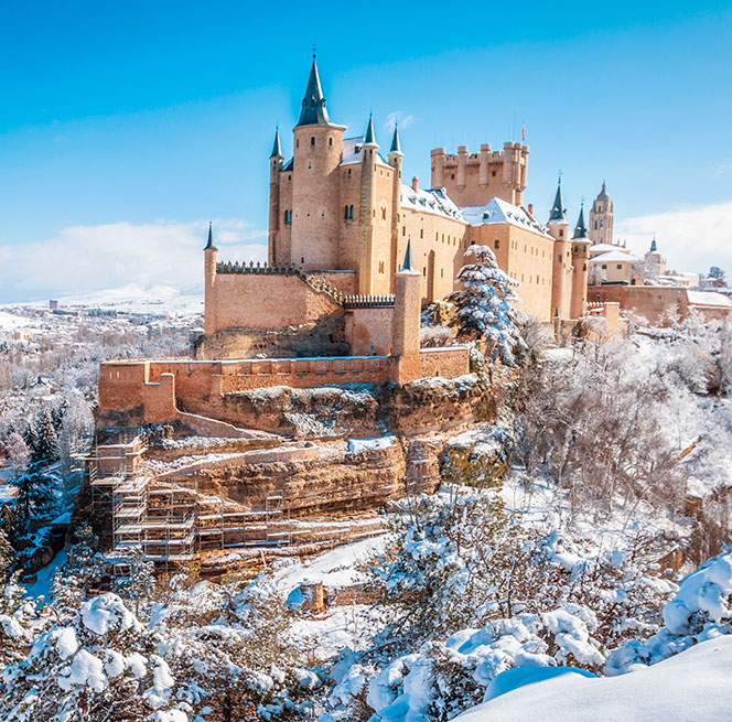 Vista del Alcázar de Segovia