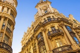 Building façades in Albacete