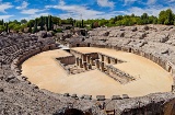 The Roman amphitheatre of Itálica. Seville