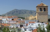 Panoramic view of Baza in Granada (Andalusia)