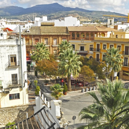 Panoramablick auf Cabra (Córdoba, Andalusien)