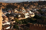 Panoramic view of Guadix (Granada, Andalusia)