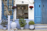 Une rue de Lanjarón (province de Grenade, Andalousie)