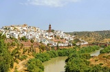 View of Montoro (Cordoba, Andalusia) next to the River Guadalquivir