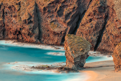 Playa de los Muertos en el municipio de Carboneras, Almería