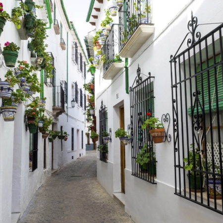 Arquitectura tradicional y decoración típica de Priego de Córdoba (Córdoba, Andalucía)