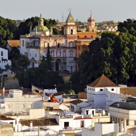 Panorámica de Sanlúcar de Barrameda, en Cádiz (Andalucía)