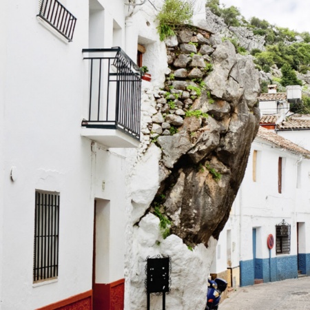 A casa conhecida como ‘el peñón de la Becerra’, em Ubrique (Cádis, Andaluzia)