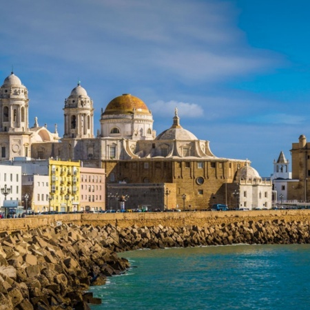 Panoramablick über Cádiz