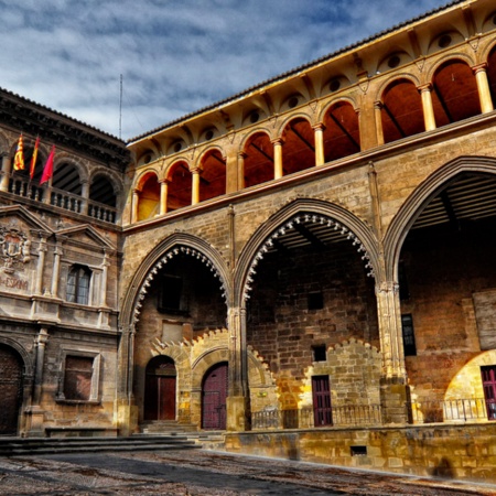 Plaza de España in Alcañiz