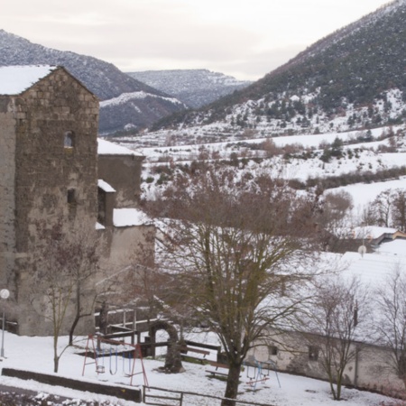 Kirche San Hipólito in Sabiñánigo (Huesca, Aragonien)