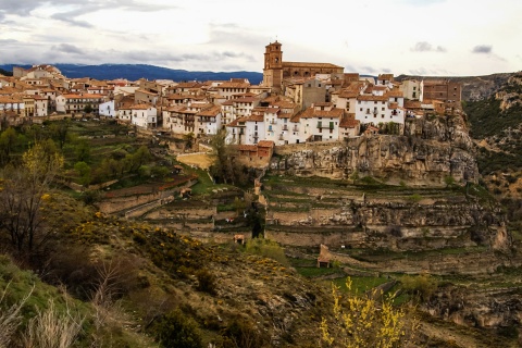 General view of Villarluengo, Teruel, Aragón