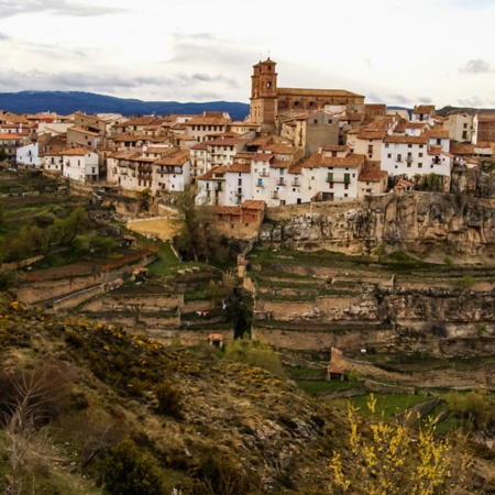 General view of Villarluengo, Teruel, Aragón