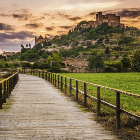 Artà (Mallorca, Balearen) und seine Burg Sant Salvador