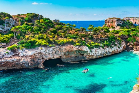 Caló d'es Moro a Santanyí, Maiorca