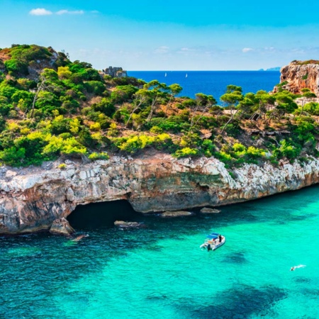 Caló d'es Moro a Santanyí, Maiorca