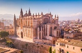 Vue aérienne de la Seu, la cathédrale de Palma de Majorque