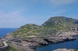 Vue du phare de n'Ensiola dans le parc national de Cabrera