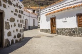 Casas típicas de Fataga na ilha de Gran Canaria (Ilhas Canárias)