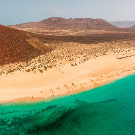 Vue de La Graciosa, îles Canaries