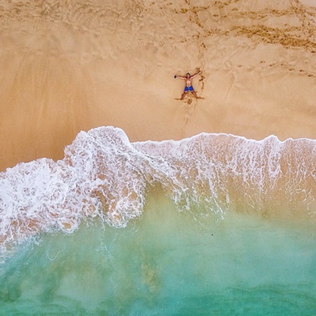 Plaża Las Conchas, Wyspa La Graciosa. Wyspy Kanaryjskie