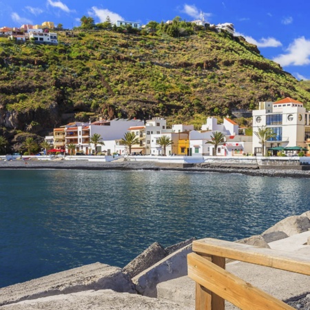 Playa de Santiago, en La Gomera (Islas Canarias)
