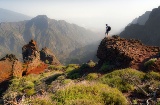 Parco nazionale della Caldera de Taburiente nell'isola di La Palma