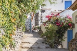 Une rue de Valle Gran Rey (La Gomera, îles Canaries)