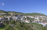 Vue panoramique de Valverde, dans l’île de Hierro (archipel des Canaries)