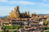 Detail of Frías Castle in Burgos, Castile and León