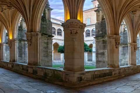 Chiostro del Monastero di San Zoilo, Carrión de los Condes, Palencia, Castiglia e León