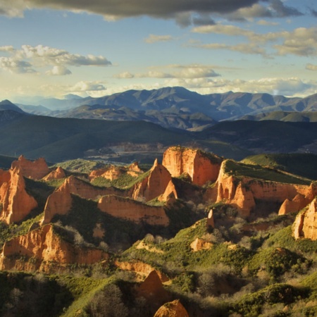 Landschaft Las Médulas Carucedo. León