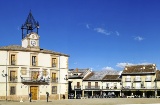 Plaza Mayor square in Riaza (Segovia, Castilla y León)