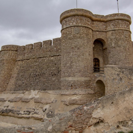 Burg von Chinchilla de Monte-Aragón (Albacete, Kastilien-La Mancha)