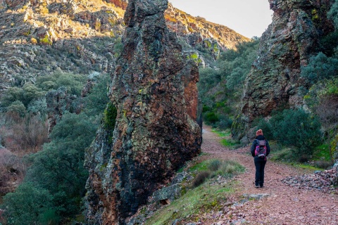 Hiker in Cabañeros National Park