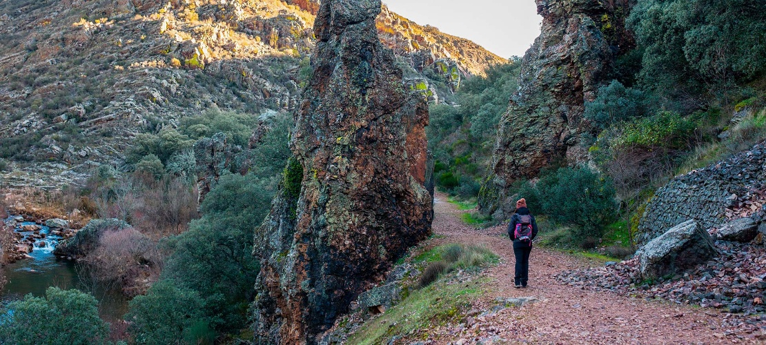 Hiker in Cabañeros National Park