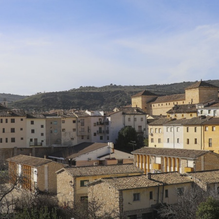 Panorámica de Pastrana, en Guadalajara (Catilla-La Mancha)