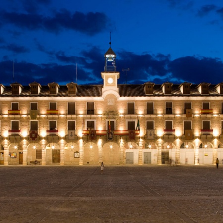 Plaza Mayor in Ocaña in Toledo (Kastilien-La Mancha)