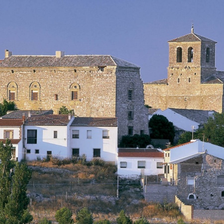 Panoramablick auf Villaescusa de Haro (Cuenca, Castillal-La Mancha)