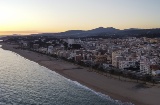 カネット・ダ・マールの空撮（カタルーニャ州バルセロナ）