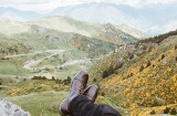 Paesaggio dei Pirenei di Lleida, nella zona di Taüll