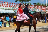 Casal na Feira de Sevilha